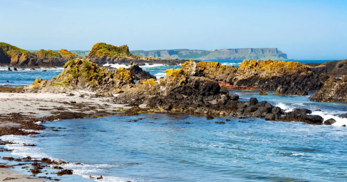 Ballintoy Harbour, the filming location for the Iron Islands in Game of Thrones